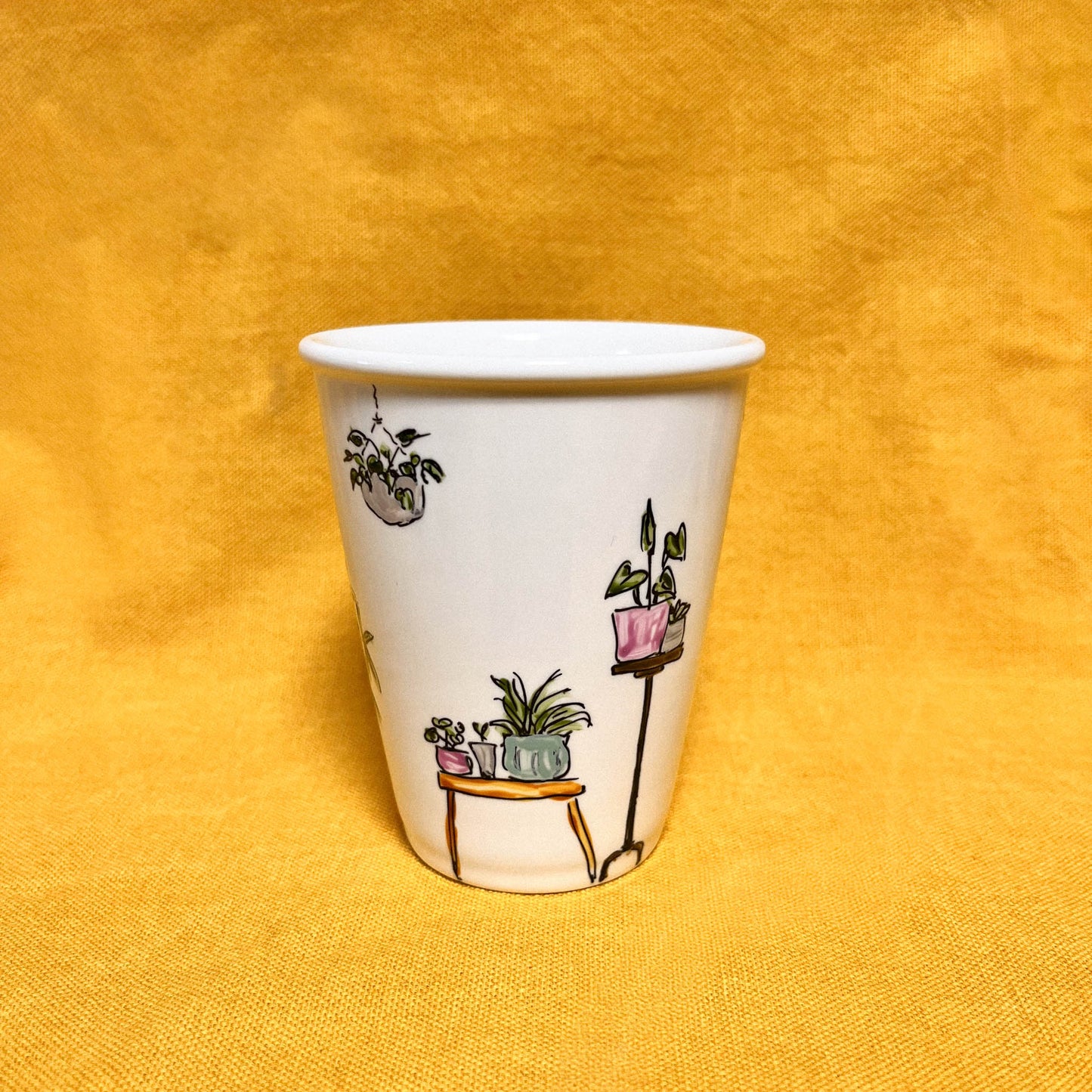 Tasse peinte à la main – Une dose de cosy