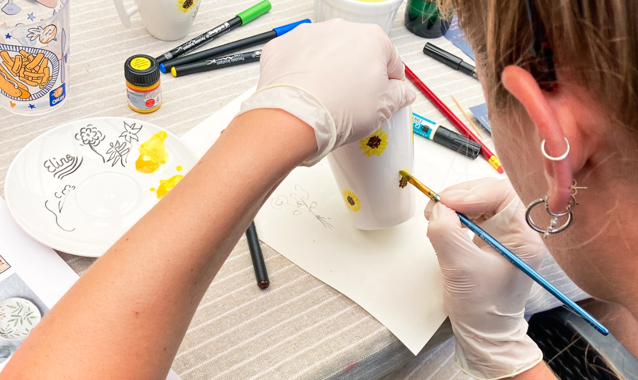 Atelier peinture sur porcelaine sans four - 26 avril