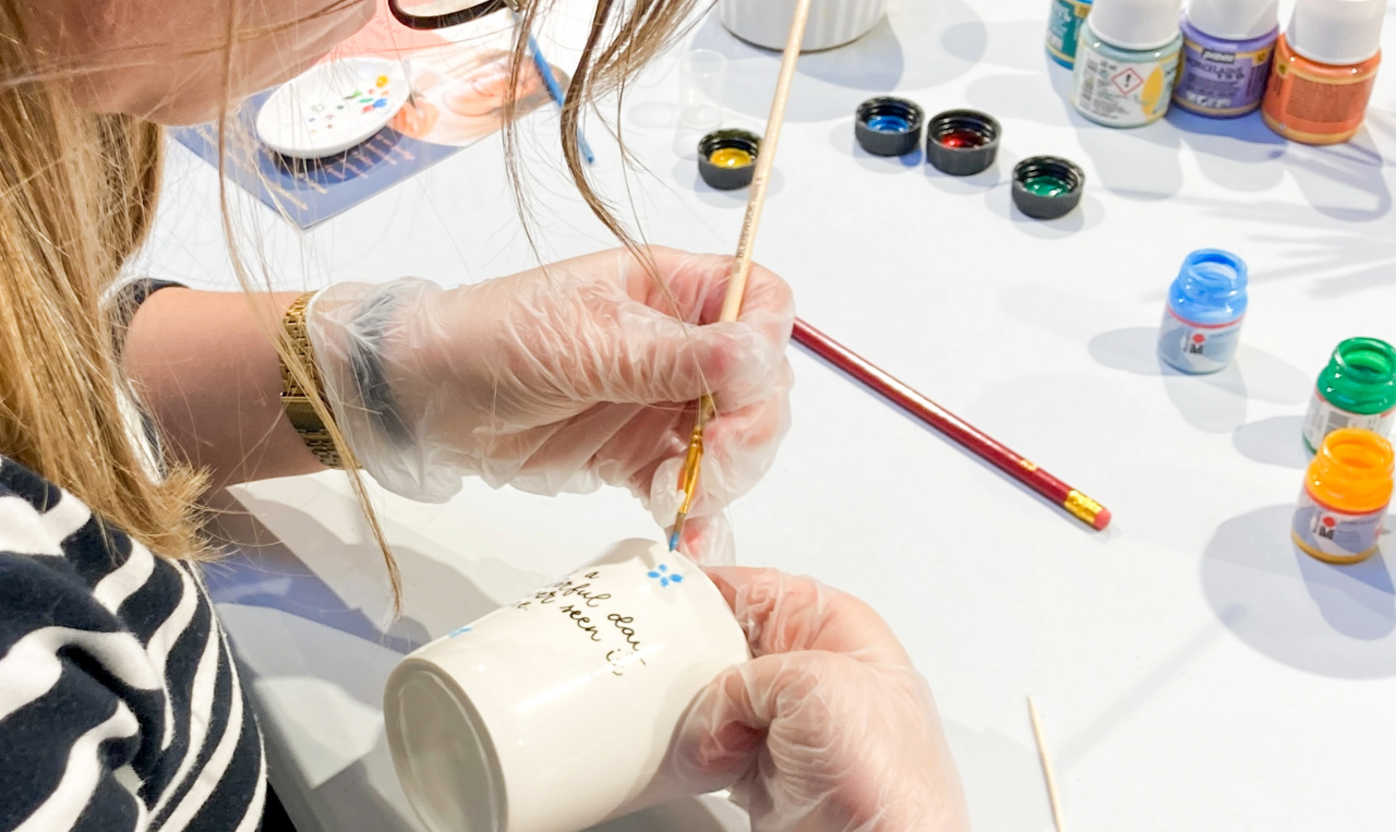 Atelier peinture sur porcelaine sans four - 26 avril