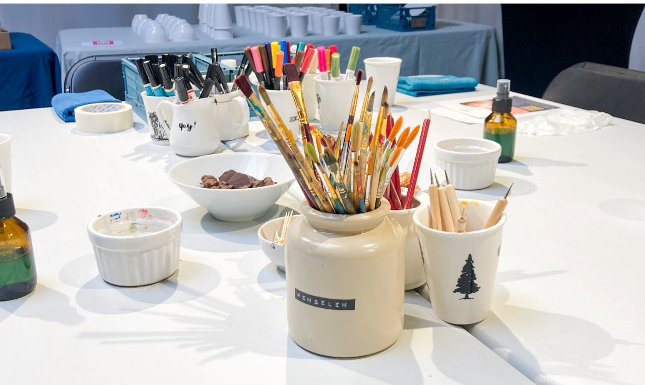 Atelier peinture sur porcelaine sans four - 26 avril