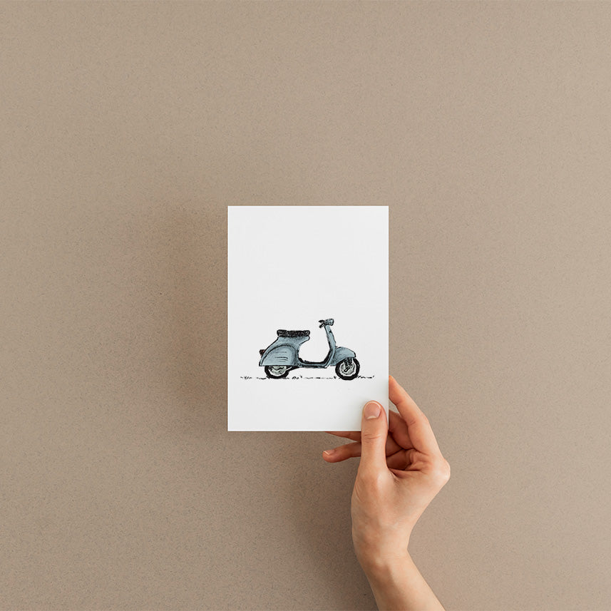 Carte de voeux Vespa